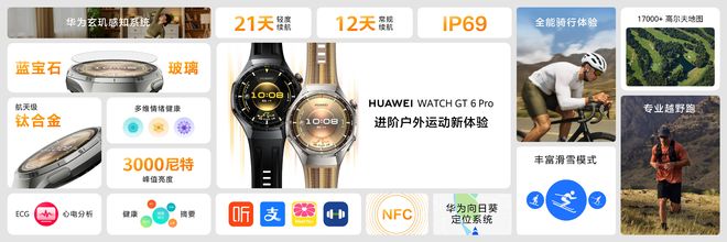 超長續航顏智實力派,華為WATCH GT 6 Pro正式開售, 2438元起!