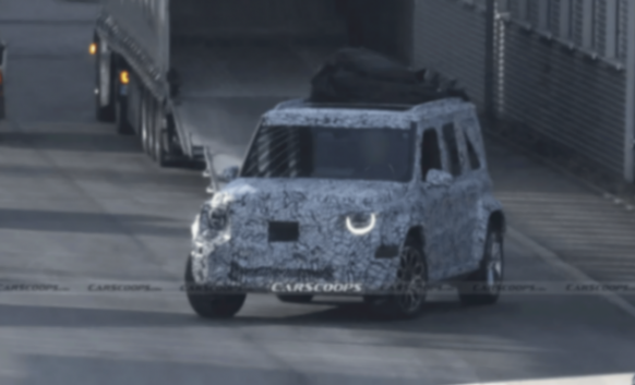 全新奔馳“小G”諜照曝光,純電驅動,若40萬買嗎?